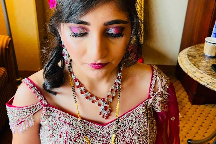 RECEPTION BRIDAL MAKE UP , VA