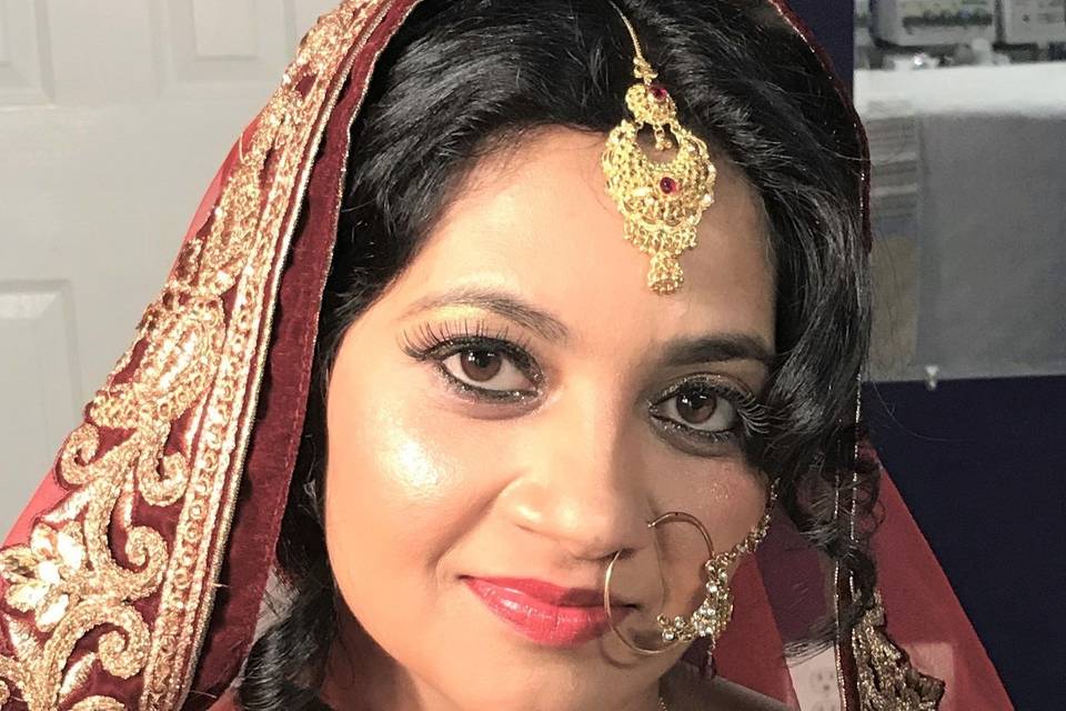 Indian bridal look @ shruti,va