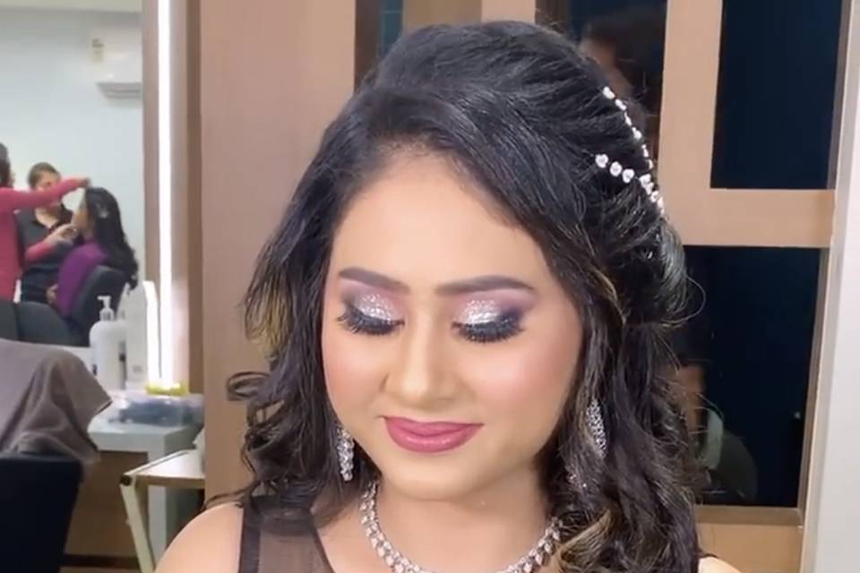 Reception indian  makeup look