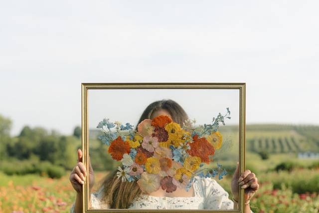 Pressed Wedding Florals