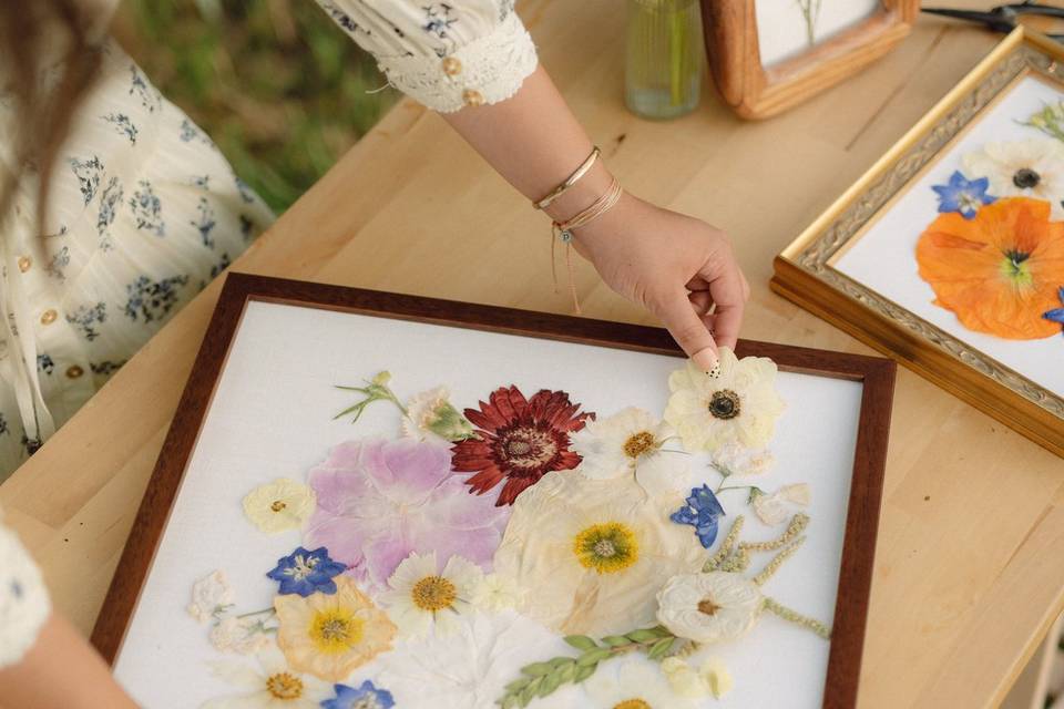 Pressed Flowers - Wedding