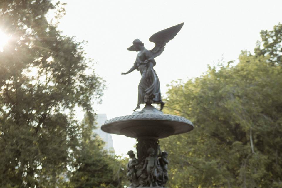 Bethesda Fountain Portrait