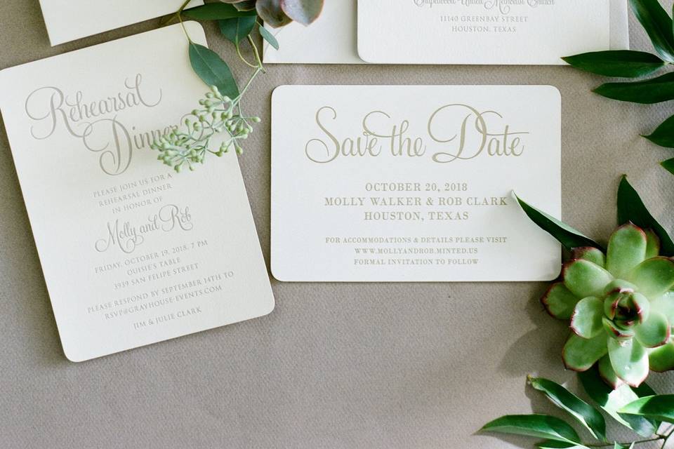 Wedding invitations