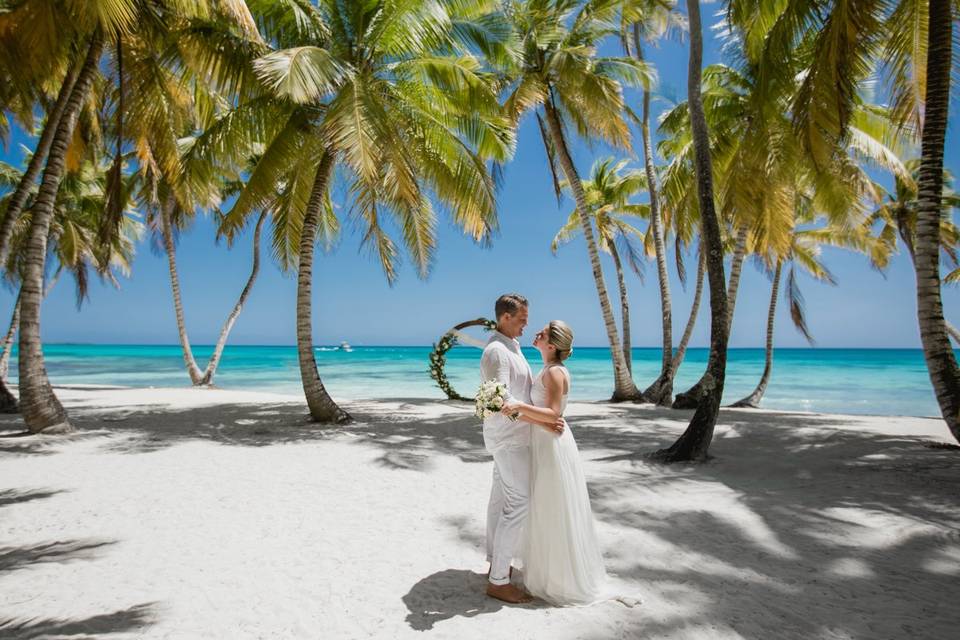 Wedding on Saona Island