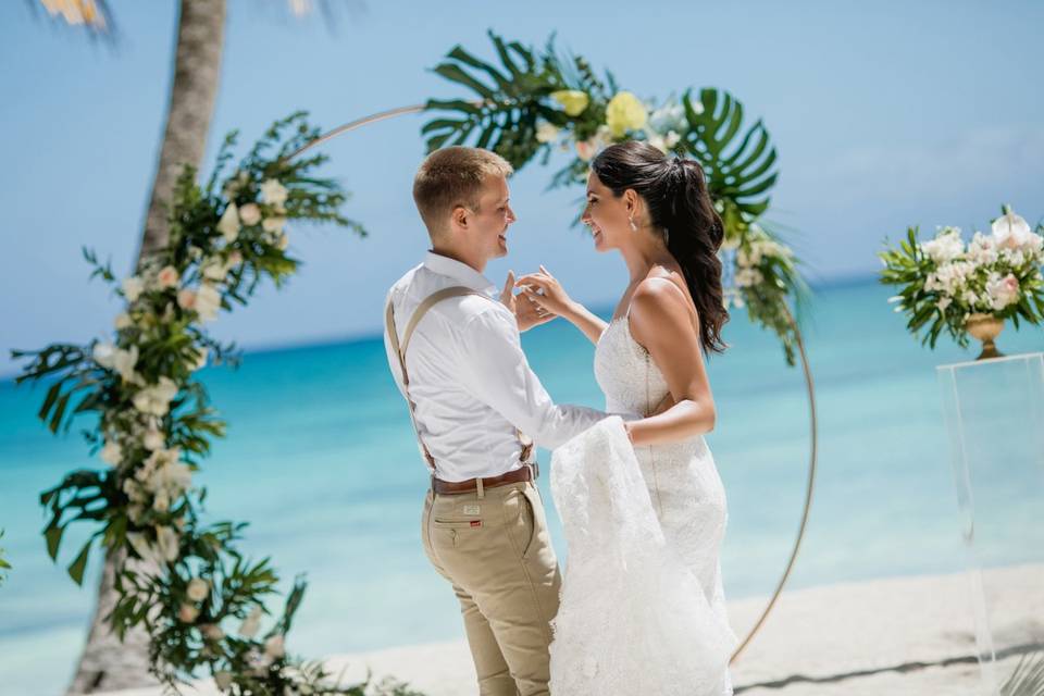 Small Wedding on Saona Island