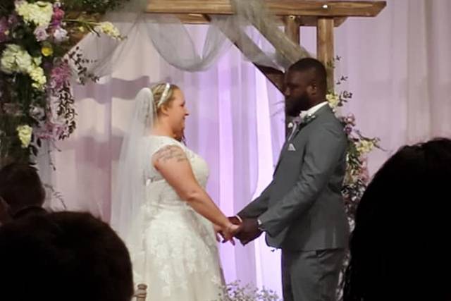 Wedding officiated by me