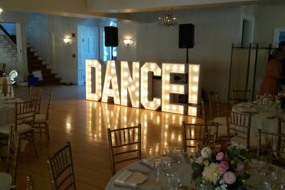 The dance floor beckons