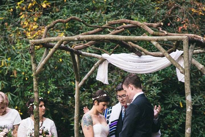 Outdoor hippy weddings