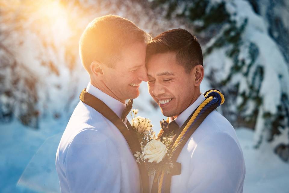 Gay Tahoe wedding.