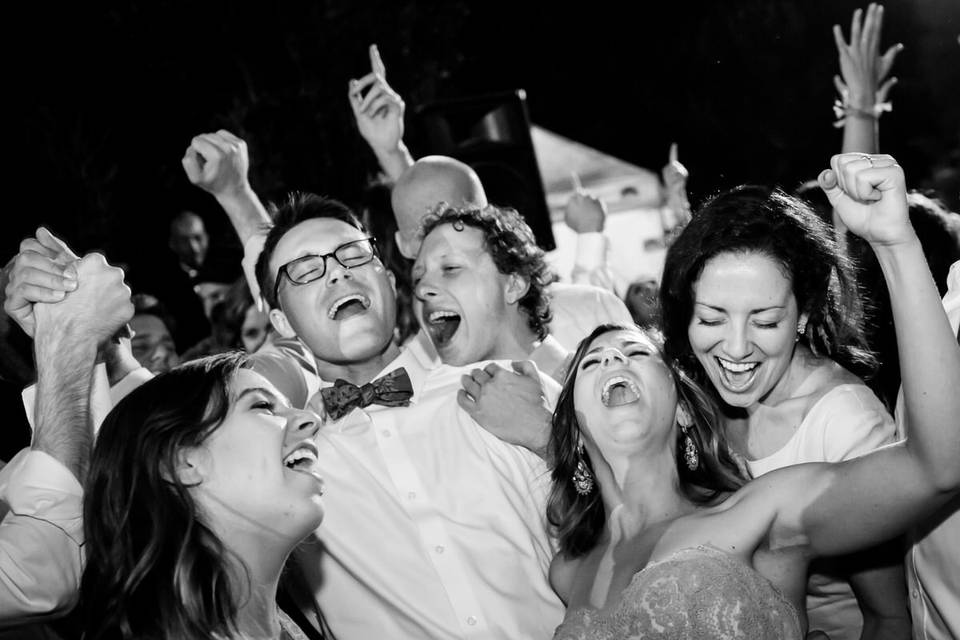 Tahoe City wedding party