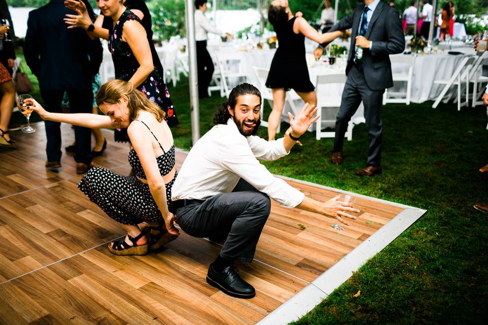 Happy Couple on Rooftop