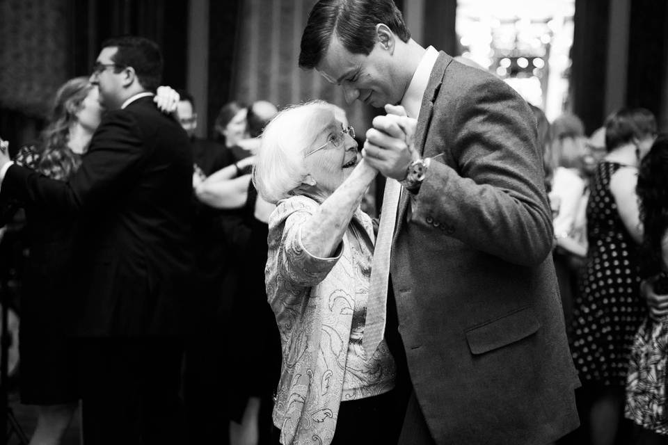 First Dance in Black and White