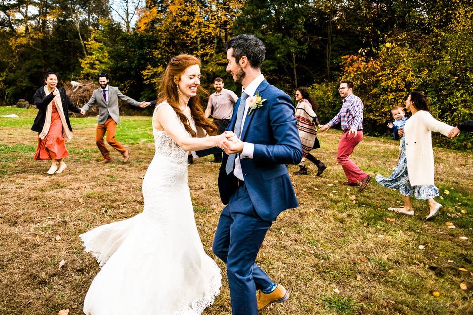 Wedding Dress outside