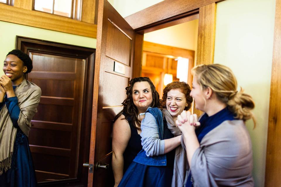 Bride Getting Ready