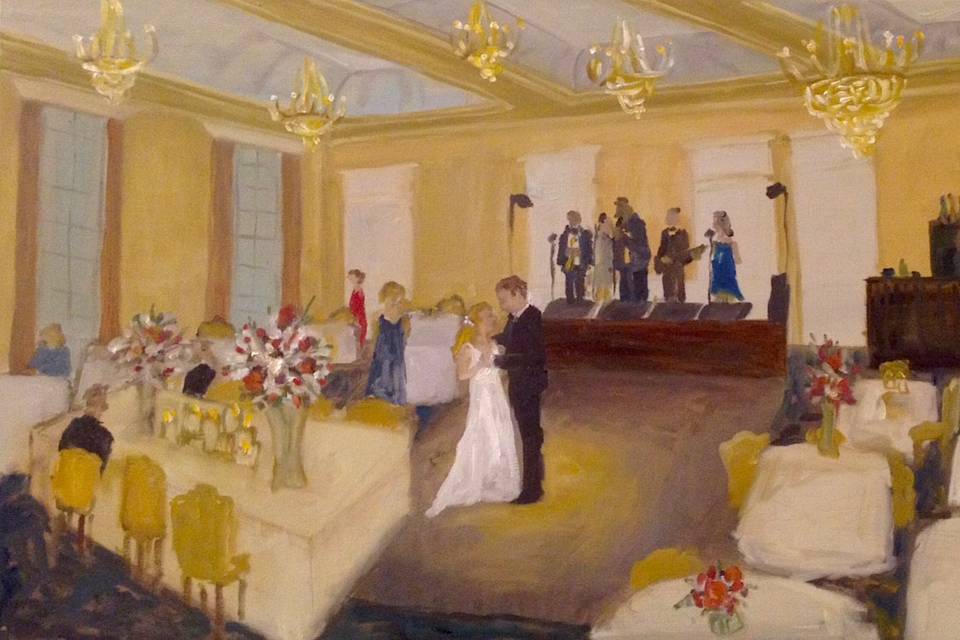 Weddings by Madeline, Live Wedding Painter