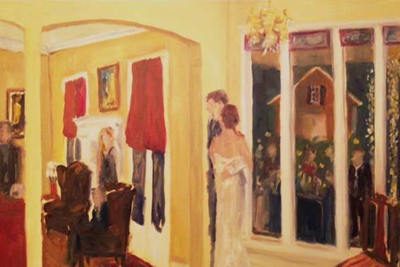 Weddings by Madeline, Live Wedding Painter