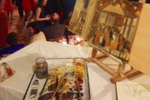 Weddings by Madeline, Live Wedding Painter