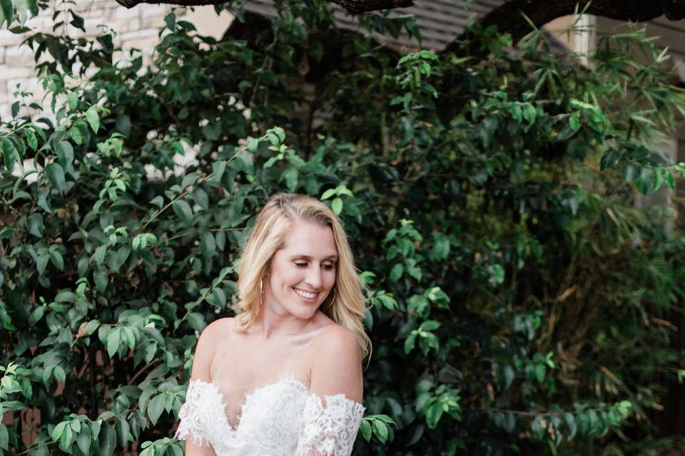 Contrasting against the greenery