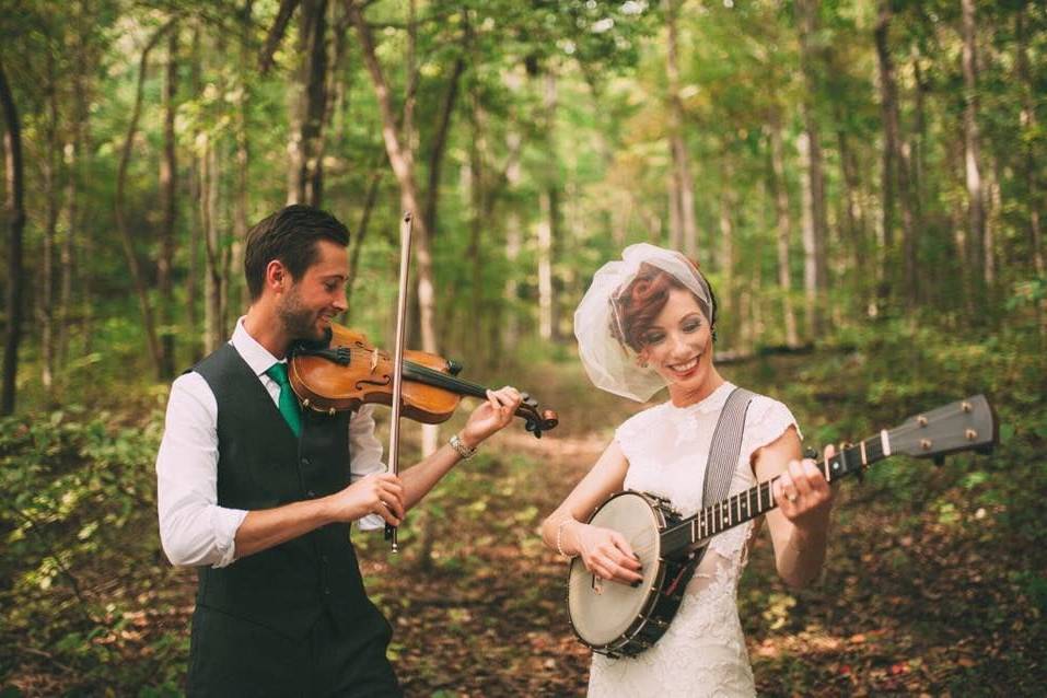 Couple inclined to music