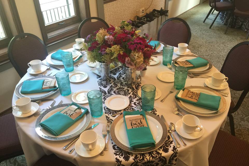 Tables available.