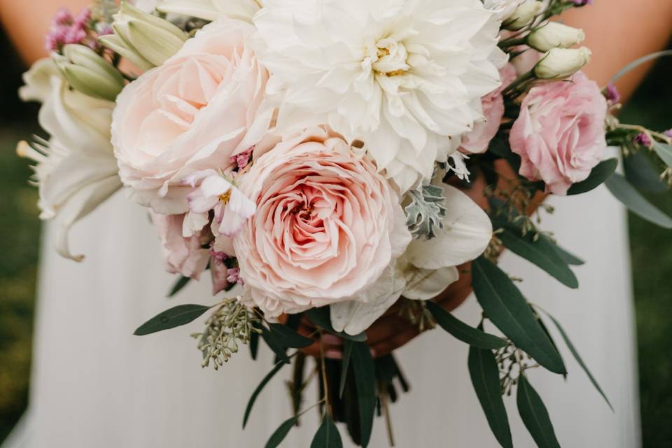 Blush pink bouquet