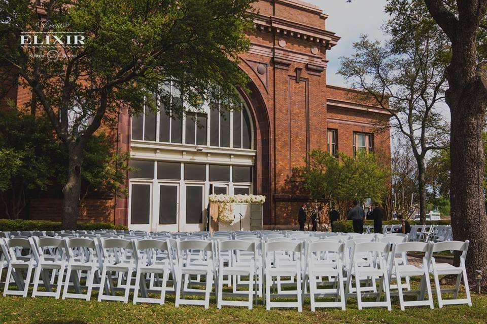 Venue chair setup