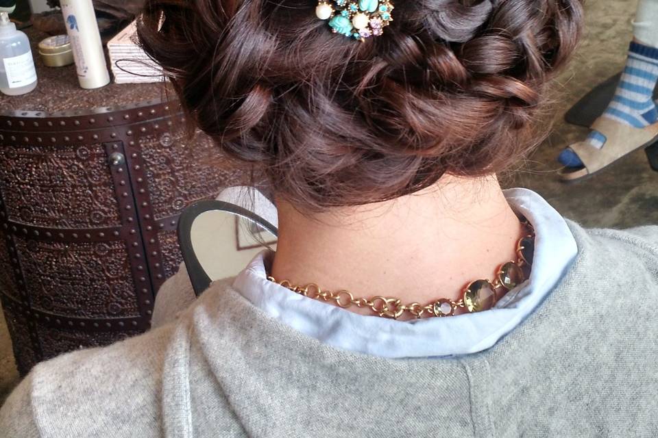 Bridal hair by Marissa