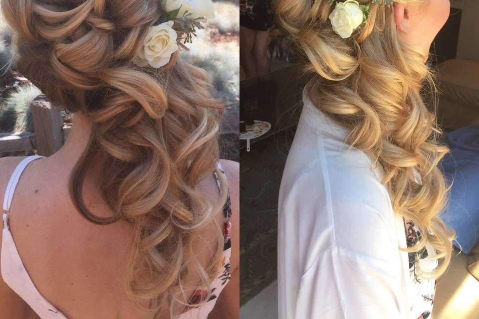 Bridal hair by Marissa