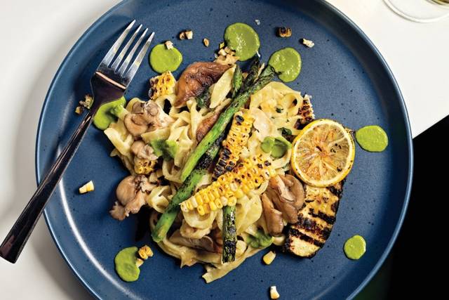 Pasta primavera by Chuk Nowak