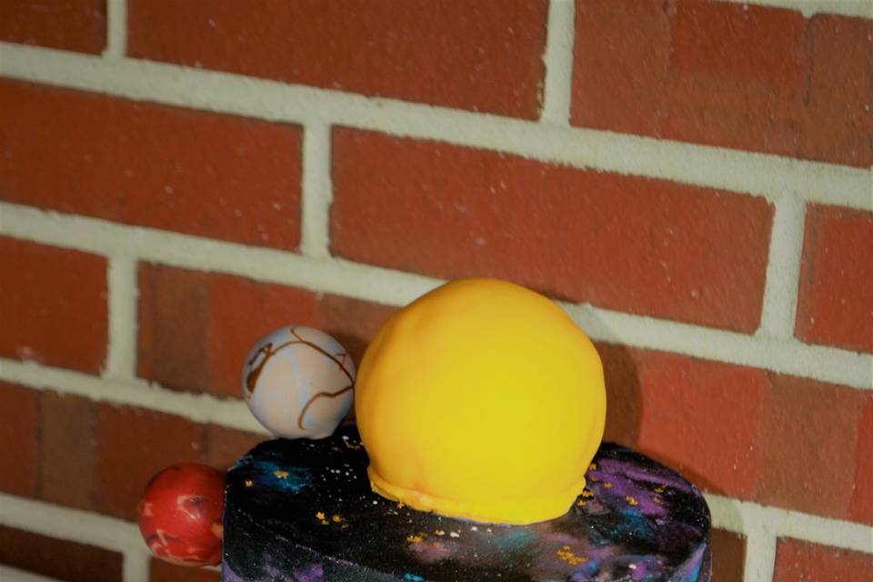 Galaxy Grooms Cake