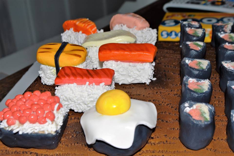Sushi Bar Grooms Cake