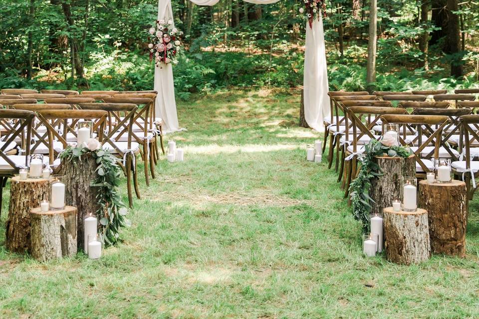 Backyard wedding