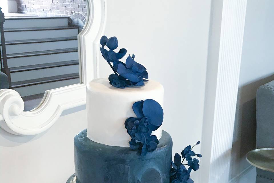 Marbled Fondant design