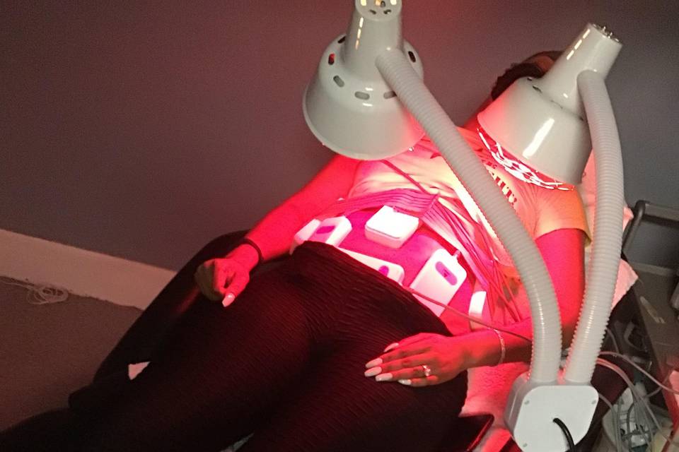 Laser lipo and red light therapy