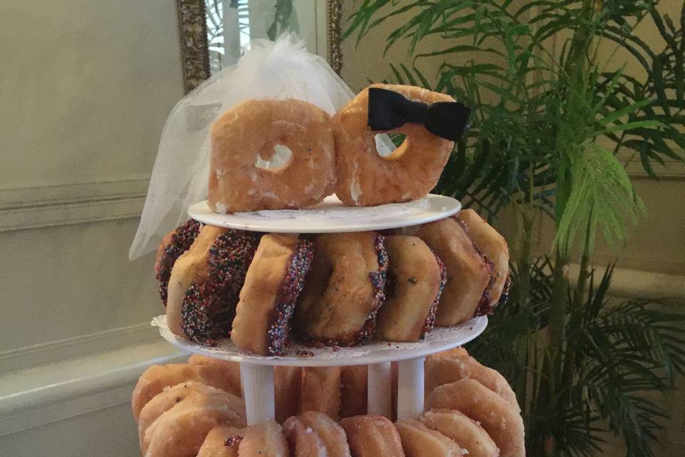 Doughnut tower