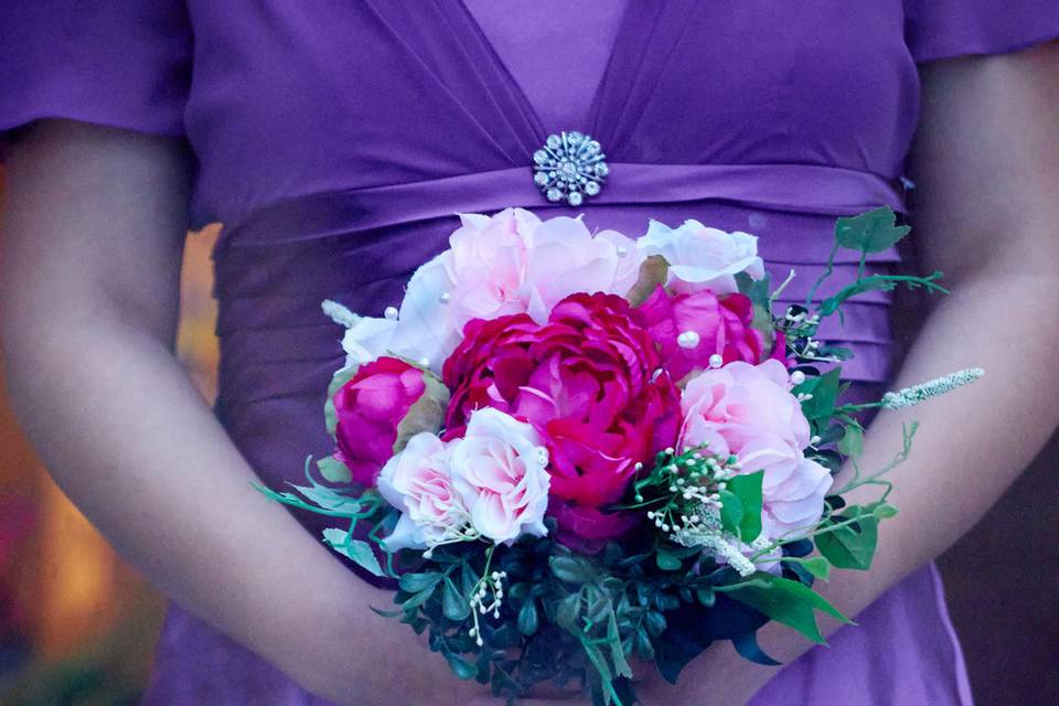 Whimsey bridesmaid bouquet