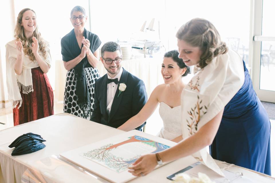 Ketubah signing