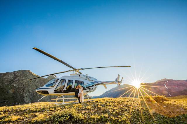 Helicopter at Aspen Mountain Club