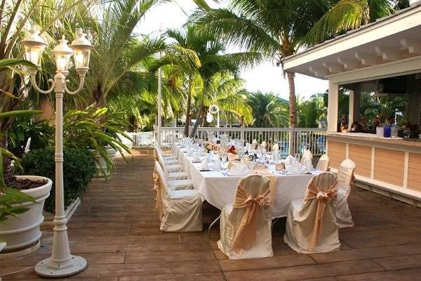 Outdoor wedding venue of  DoubleTree by Hilton Grand Key Resort - Key West