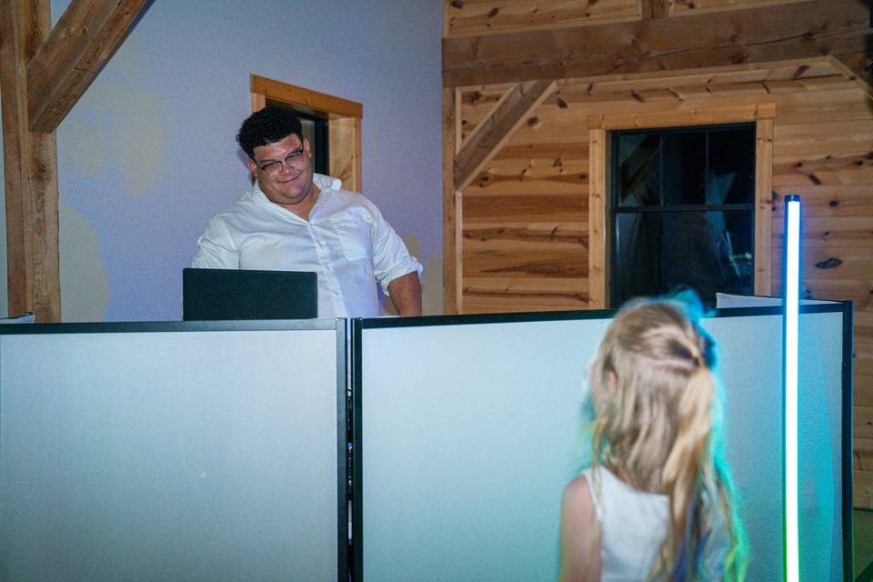 DJ Logan takes requests