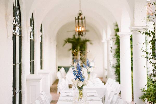 Dinner in the crane courtyard