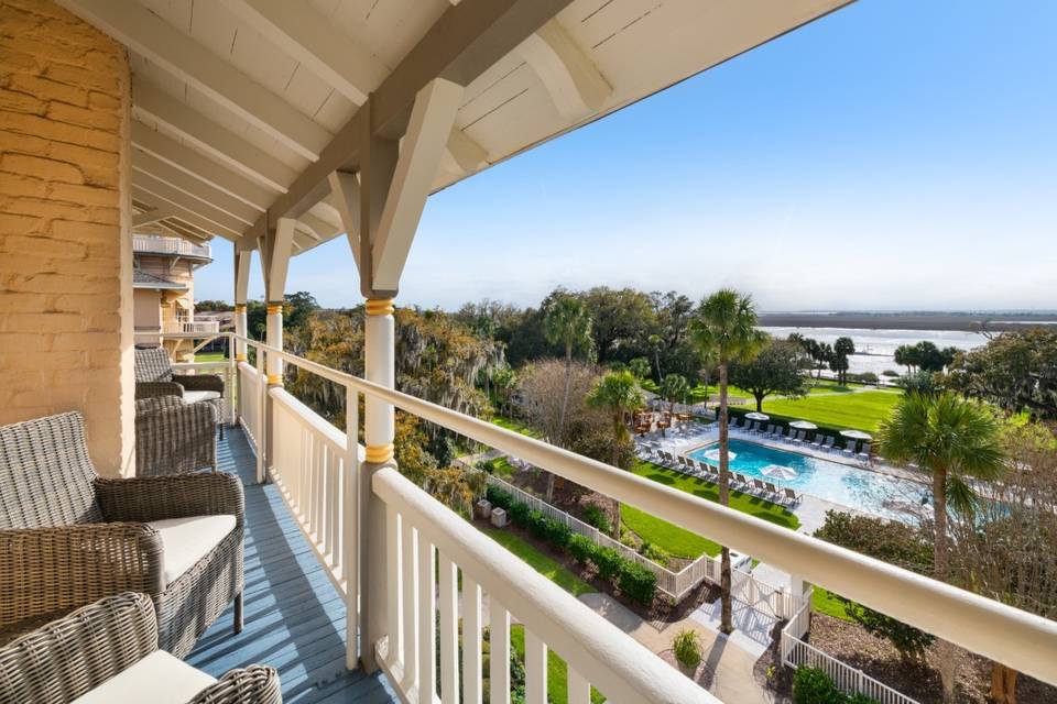 Island Club Balcony View