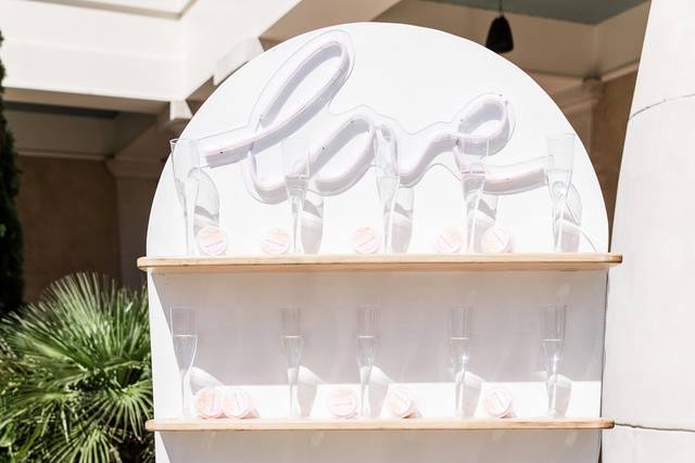 Champagne wall
