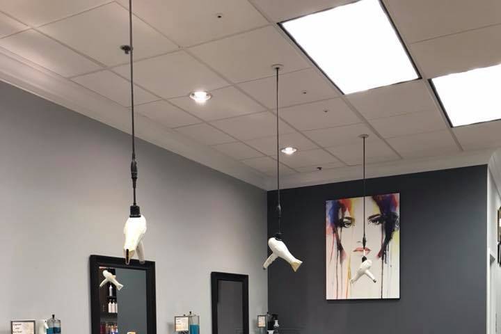 Interior of the salon