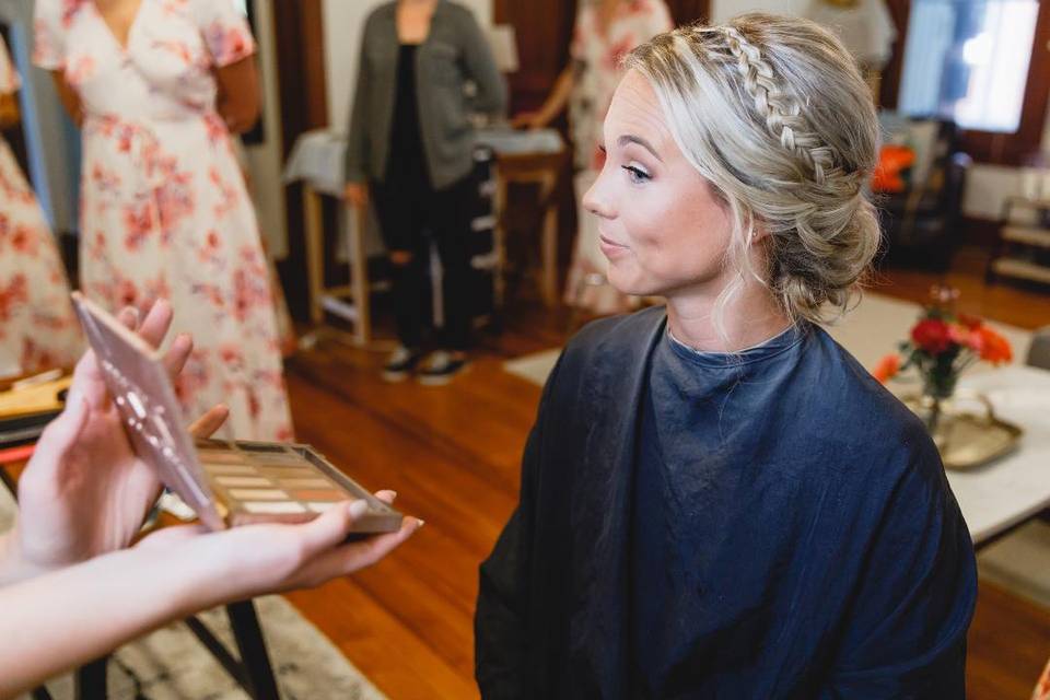 Bride satisfied