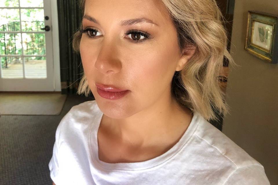 Bridesmaid makeup