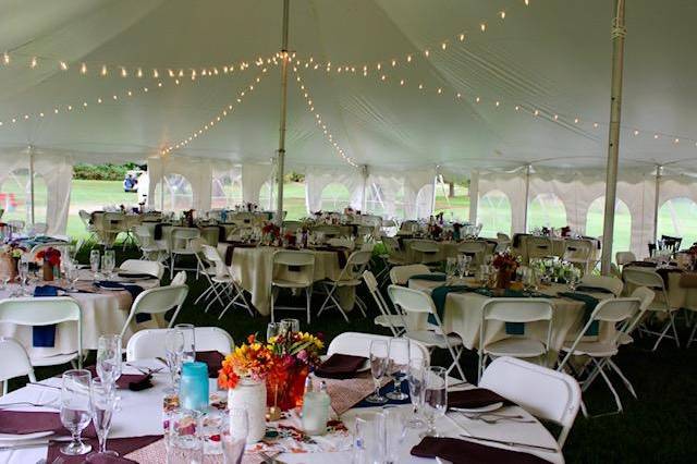 Inside Tent Wedding
