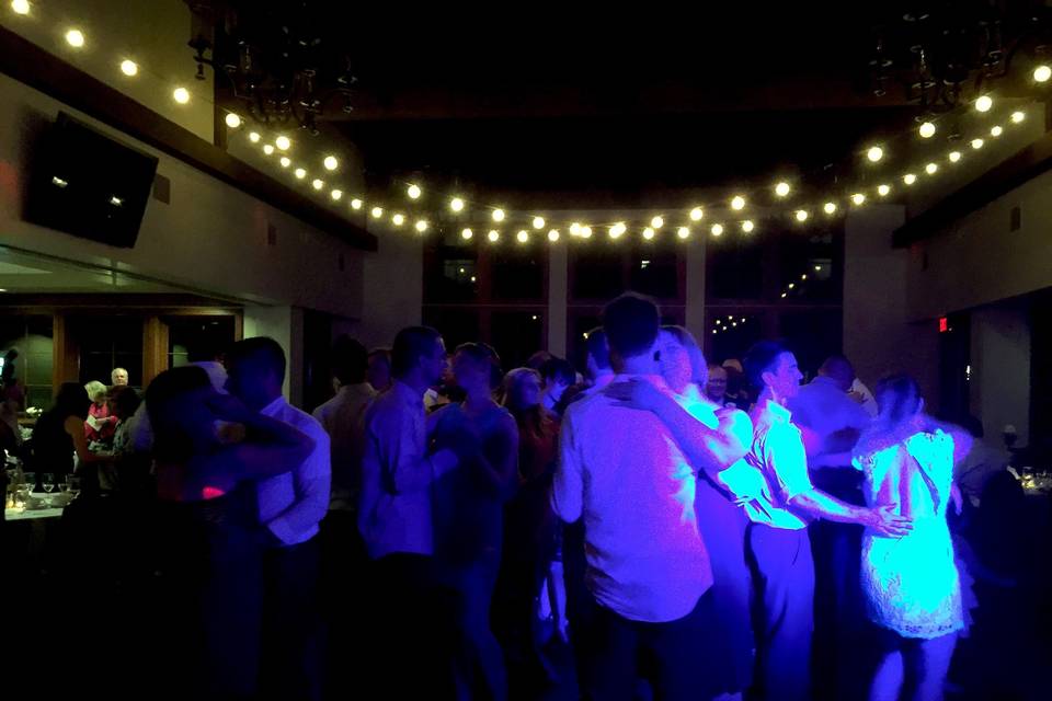 Wedding dance party