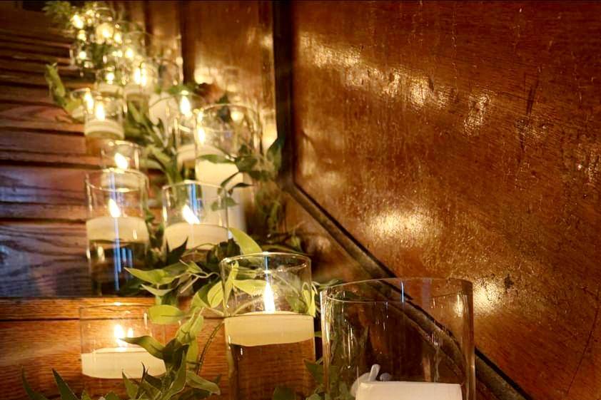 Candle stairway