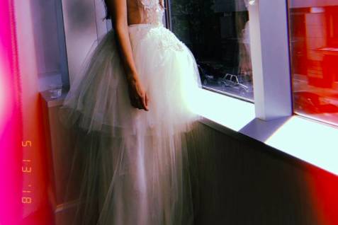 Bride by the window
